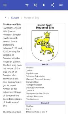 Royal houses android App screenshot 12